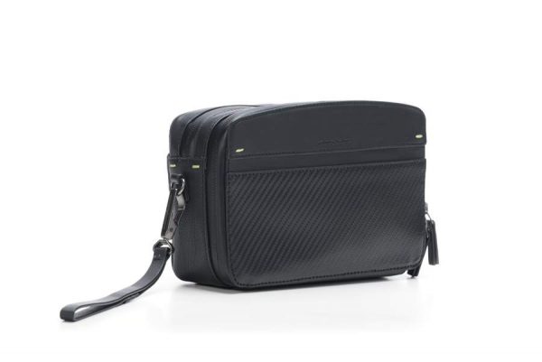 PININFARINA FOLIO POCHETTE UOMO CARBON - MAN POUCH CARBON - Imagen 2