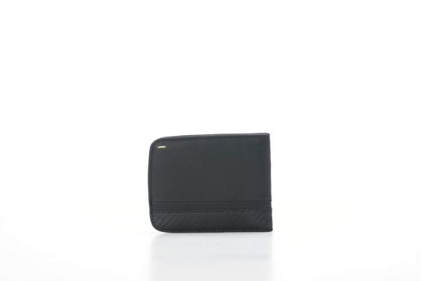 PININFARINA FOLIO HORIZONTAL WALLET 6C + COIN - CARBON - Imagen 2